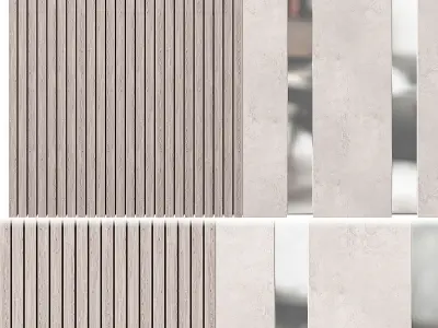 Panel marble wall panels 3D model