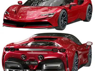 Ferrari SF90 Stradale 3D model