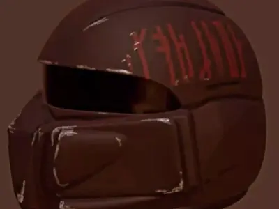 The Pilot full size wearable helmet Free 3D model