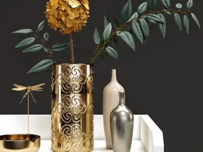 dresser zarahome and decor 3D model