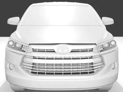 Toyota Innova 2016 Low-poly 3D model