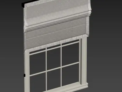 Curtain modern 6 3D model