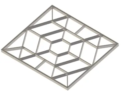 Fancy Window Grill 3D print model