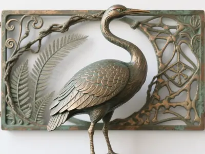 Cranes 3D print model