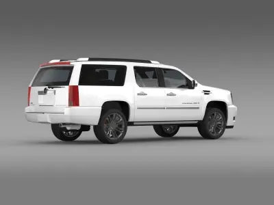 Cadillac Escalade Platinum ESV 2011 3D model