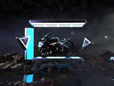 Hero XMR Low-poly 3D model