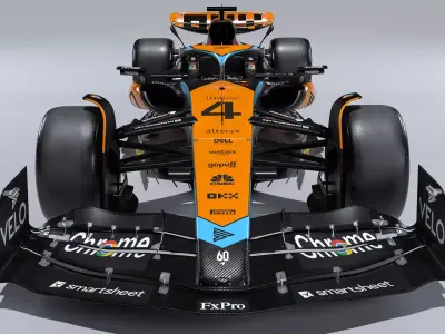 McLaren F1 Car MCL60 3D model