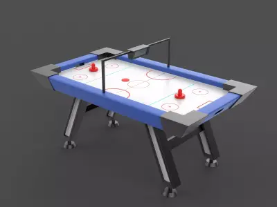 Air Hockey 3D model