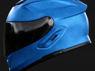 GT air3 shoei helmet 3D model