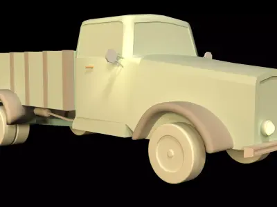 Old car model Free 3D model purchase