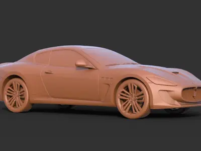 Maserati GranTurismo MC Stradale 3D print model