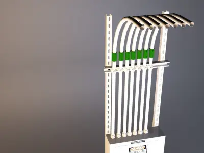 Electrical Panel Freestanding or Surface mount 3D model