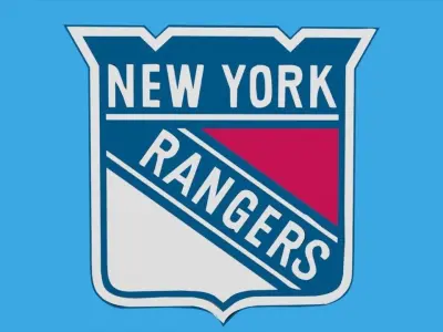 New York Rangers Team Logo 3D model
