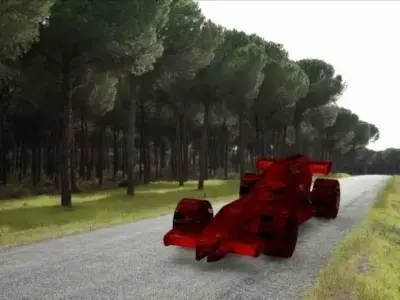 Toy F1 car Free 3D model
