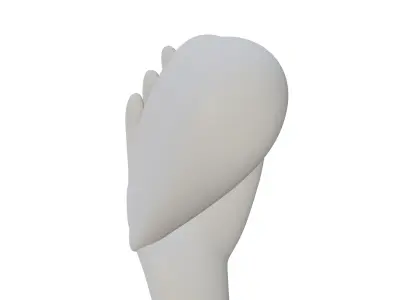 Hand Holding Heart 3D print model