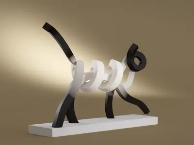 Siamese Cat 2021 3D model