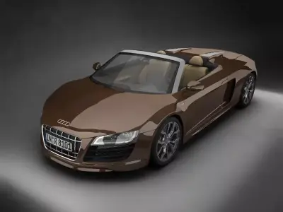 2011 Audi R8 Spyder 3D model