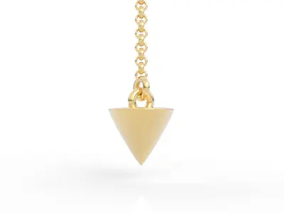  Geometric Triangle Pendant Free 3D print model