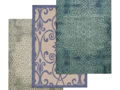Rug Set 2068 3D model