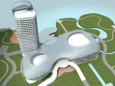 Building 92 3D model