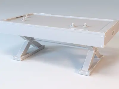 Air Hockey Table 3D model get