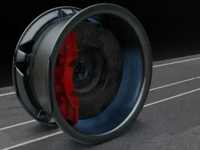 Car Rim 3D model by maxdon56 from CGTrader (Polygon mesh)