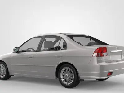 Honda Civic VTEC 2 3D model