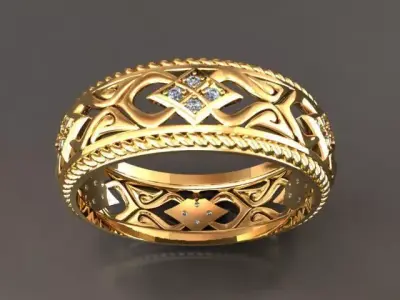 Ring engagement 3D print model