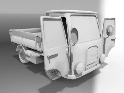 Caminhao de Carga  Low-poly 3D model