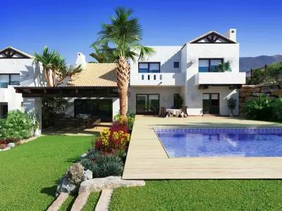 3D model of 2022 luxury fashion villa exterior 89 3D model