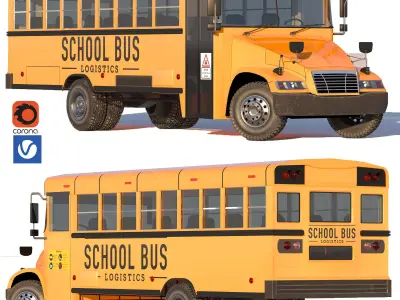 SCHOOL BUS 3D model