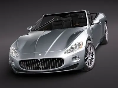 Maserati GranCabrio 2011 3D model