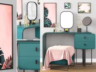 Nordic dressing table 3D model