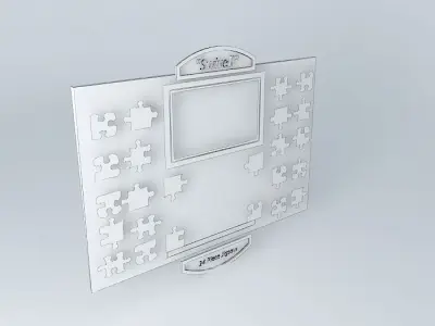 Jigsaw Swivell Poddley Tales 24 Large Lockable Pieces Free 3D model