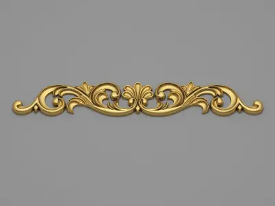 Classic Carved 018 3D model purchase