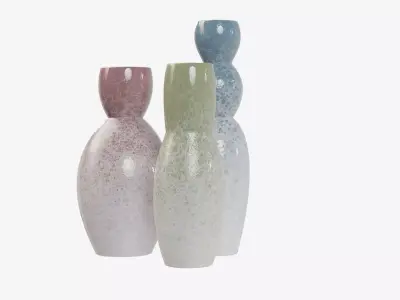 Decorative Vases 01 Low-poly 3D model