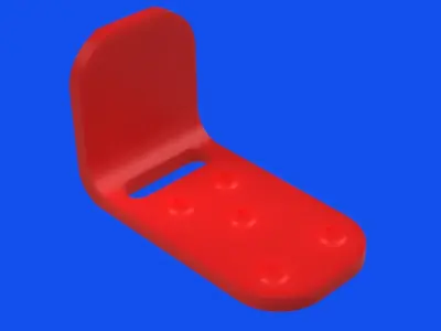 Hook for shoulder strap for T-lite radio jumper 3D print model