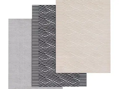 Rug Set 1858 3D model