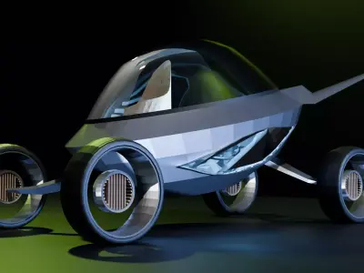 Cars of the Future 3D model