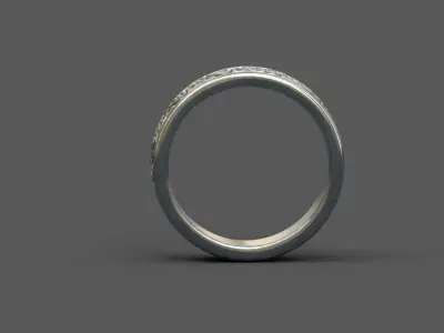 High-Quality 3D Ring Model Low-poly 3D model 25