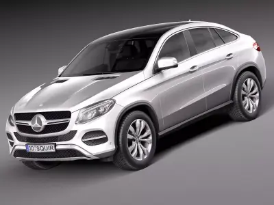 Mercedes-Benz GLE Coupe 2016 3D model
