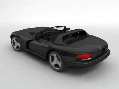 1995 Dodge Viper RT 10 Sports Car 3D model