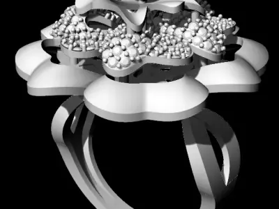 women ring 125 3D print model