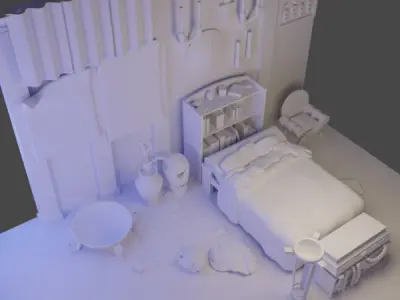 Hades Zagreus Room Complete Pack 3D print model