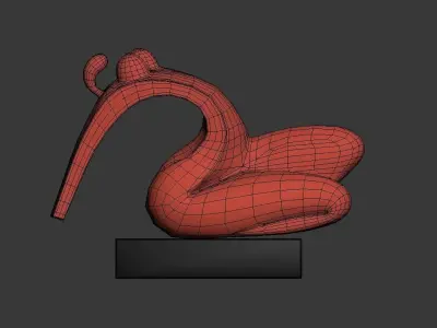Female sculpture forms P 3D print model