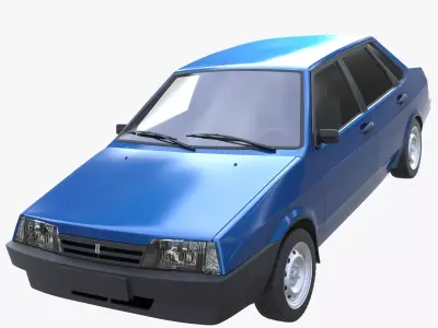 Lada 21099 3D model