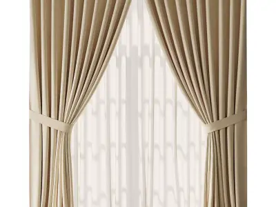 Curtains 07 3D model