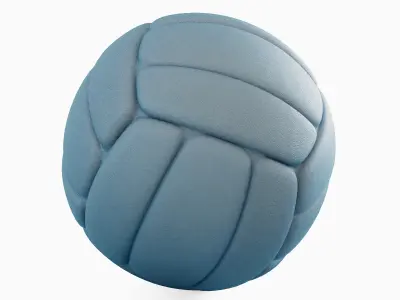 Simple Volleyball Ball 04 3D model
