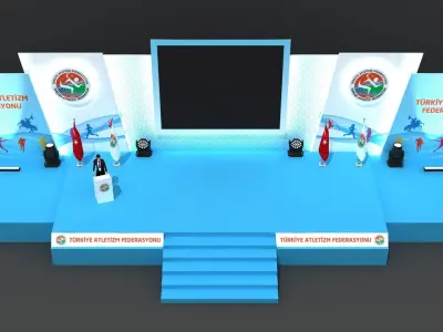 Stage Decor 034 3D model