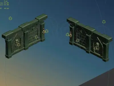 Game The Underground Palace - Wall 32 3D model